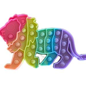 Fluorescent Lion Fidget Toy Pop Its